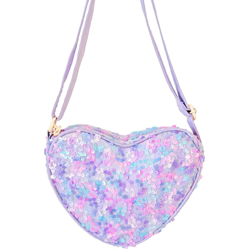 Mermaid Sparkle Heart Purse