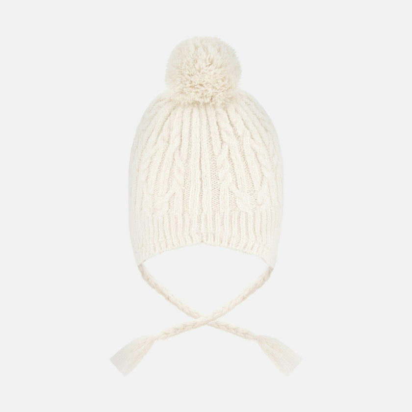 Lined Winter Hat with Pompom