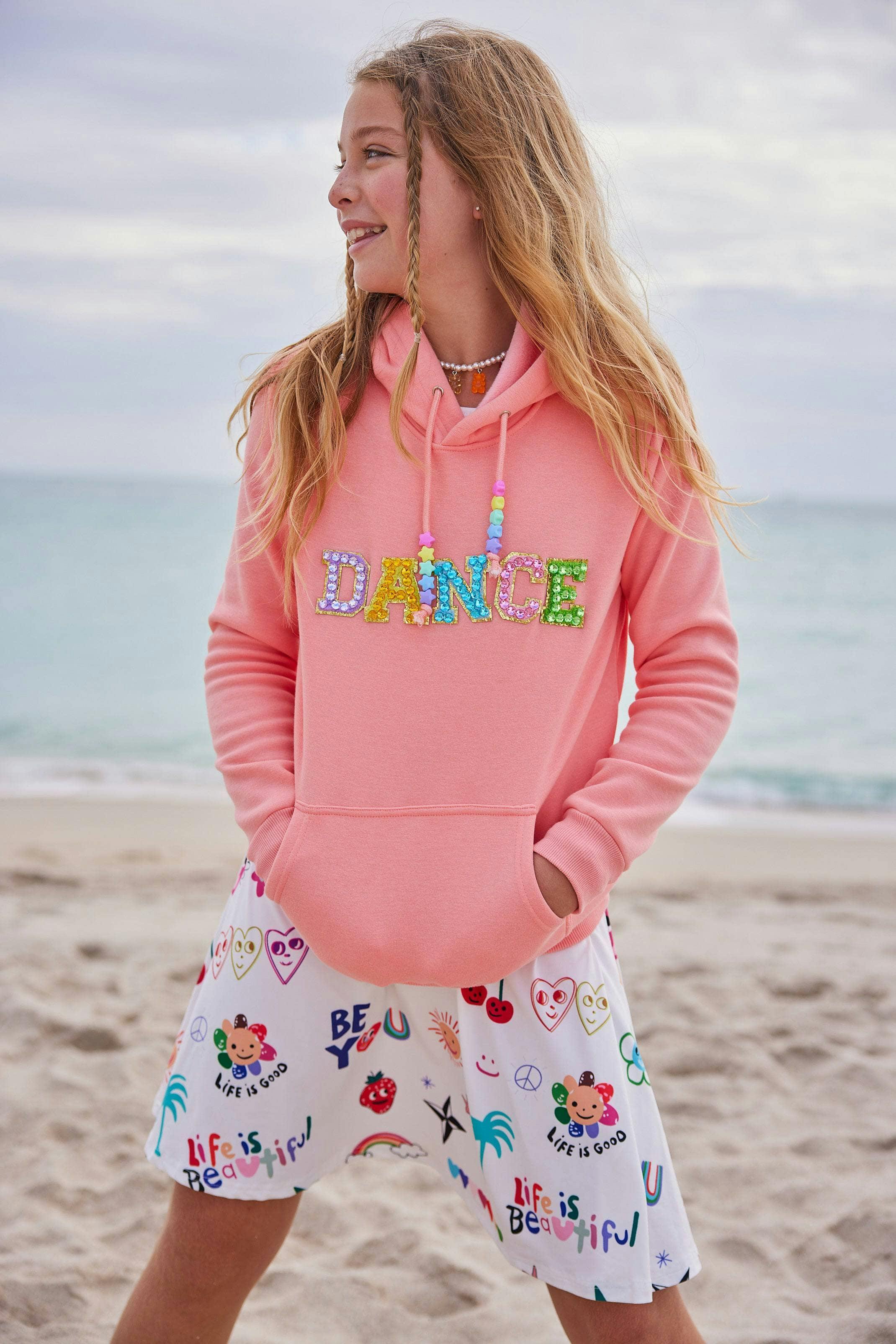 Dance Gem Smilie Hoodie