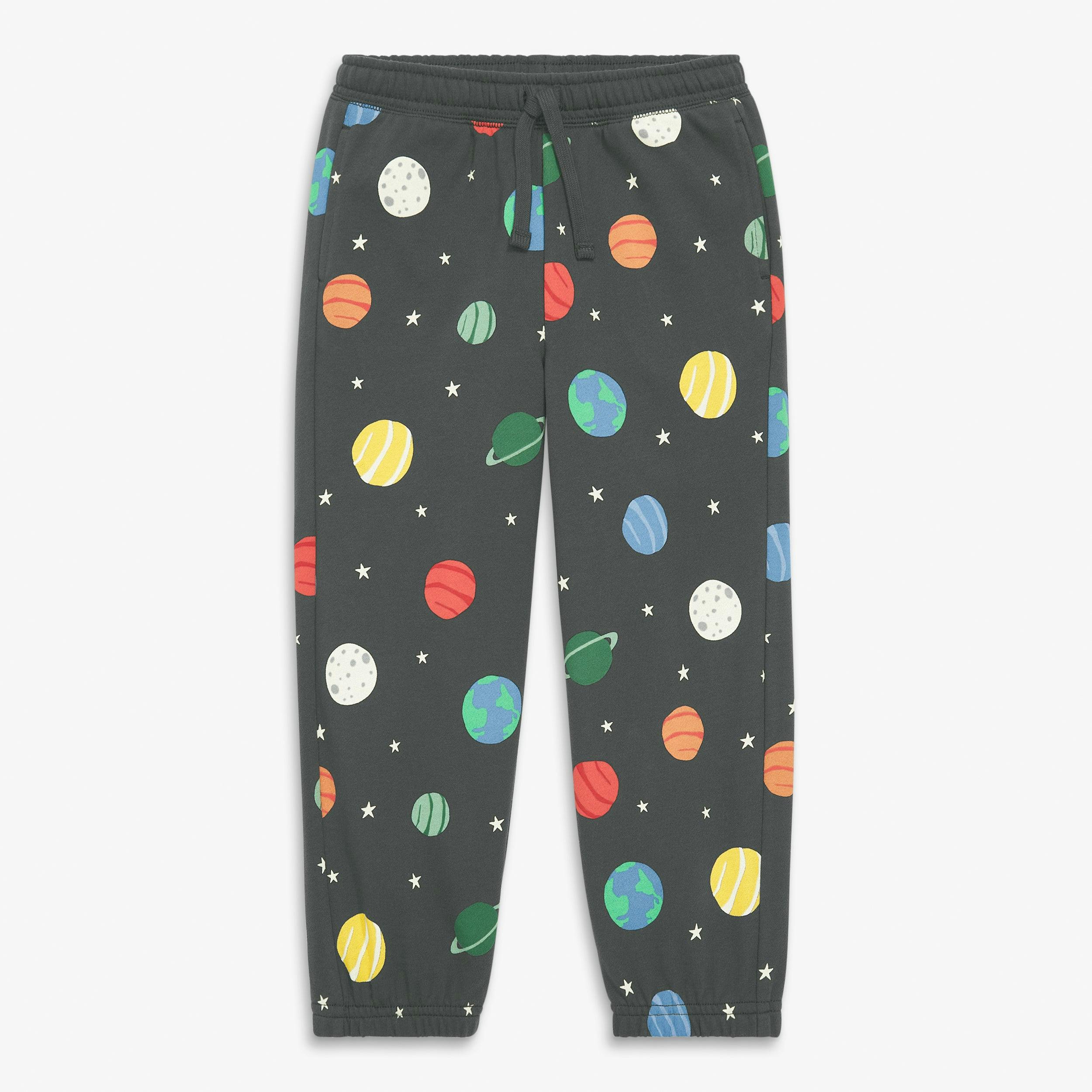 Kids sweatpant in rainbow galaxy