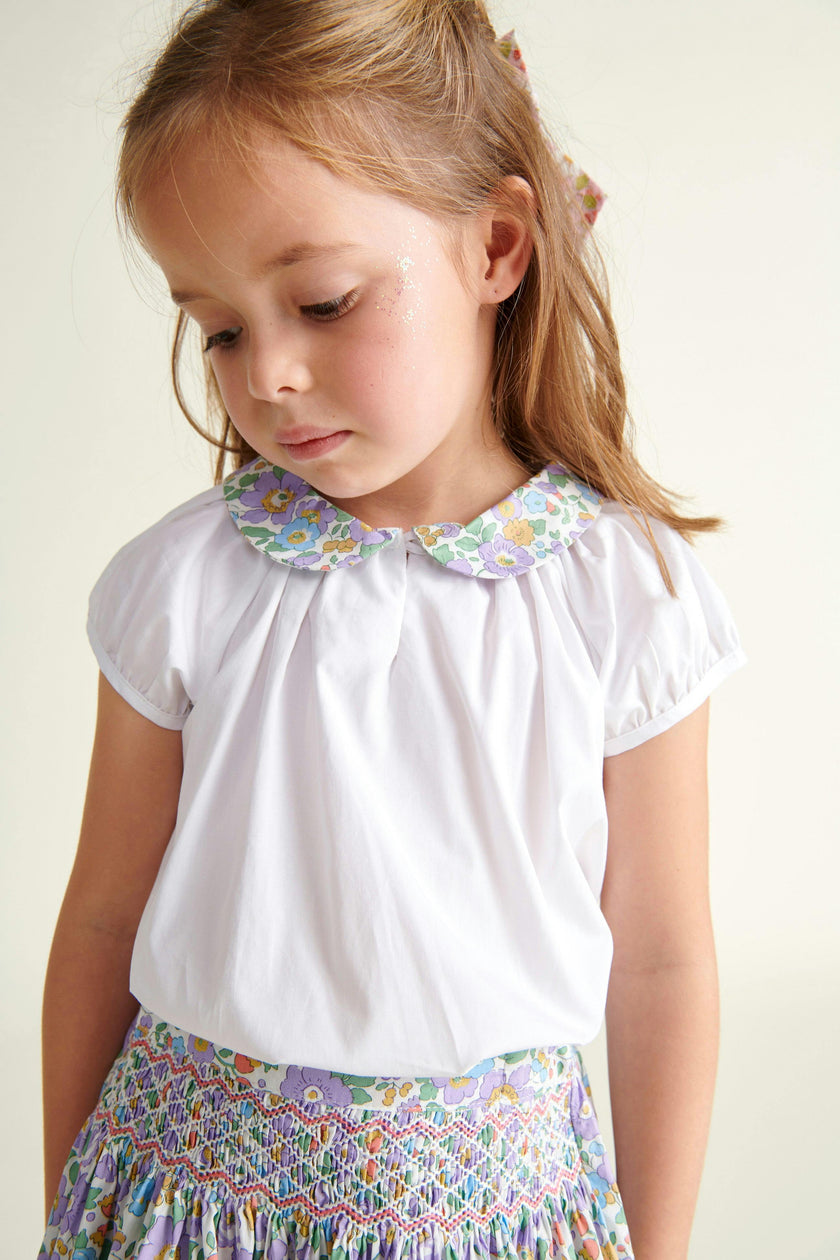 Made With Liberty Fabric Girls Blouse Giulia