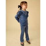 Very Velour Flare Pants, Blue