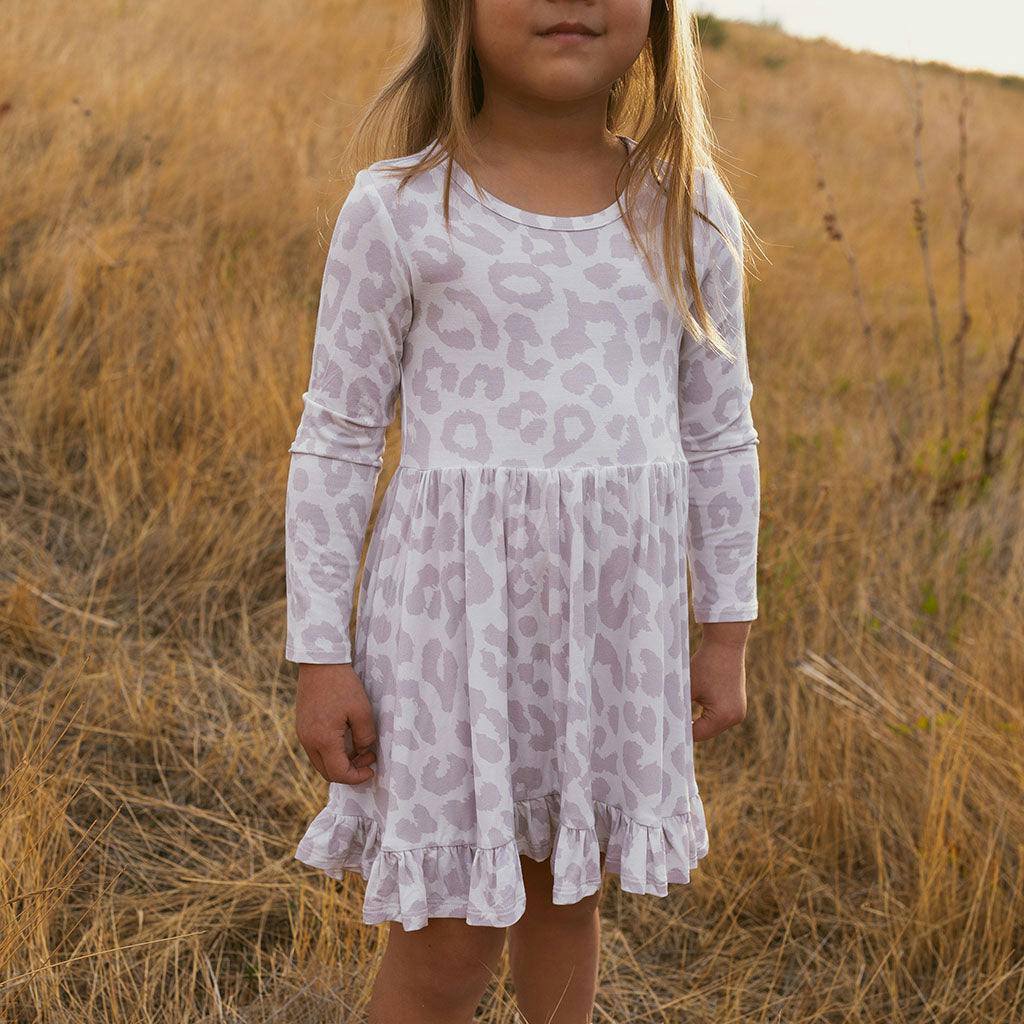 Laurel Leopard Ruffled Twirl Dress