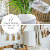 1.2 Gal. Cool Mist Top Fill Humidifier & Aroma Diffuser for Medium to Large Rooms