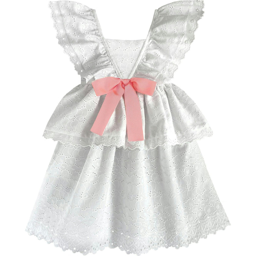 Queen Anne's Lace Dress, White