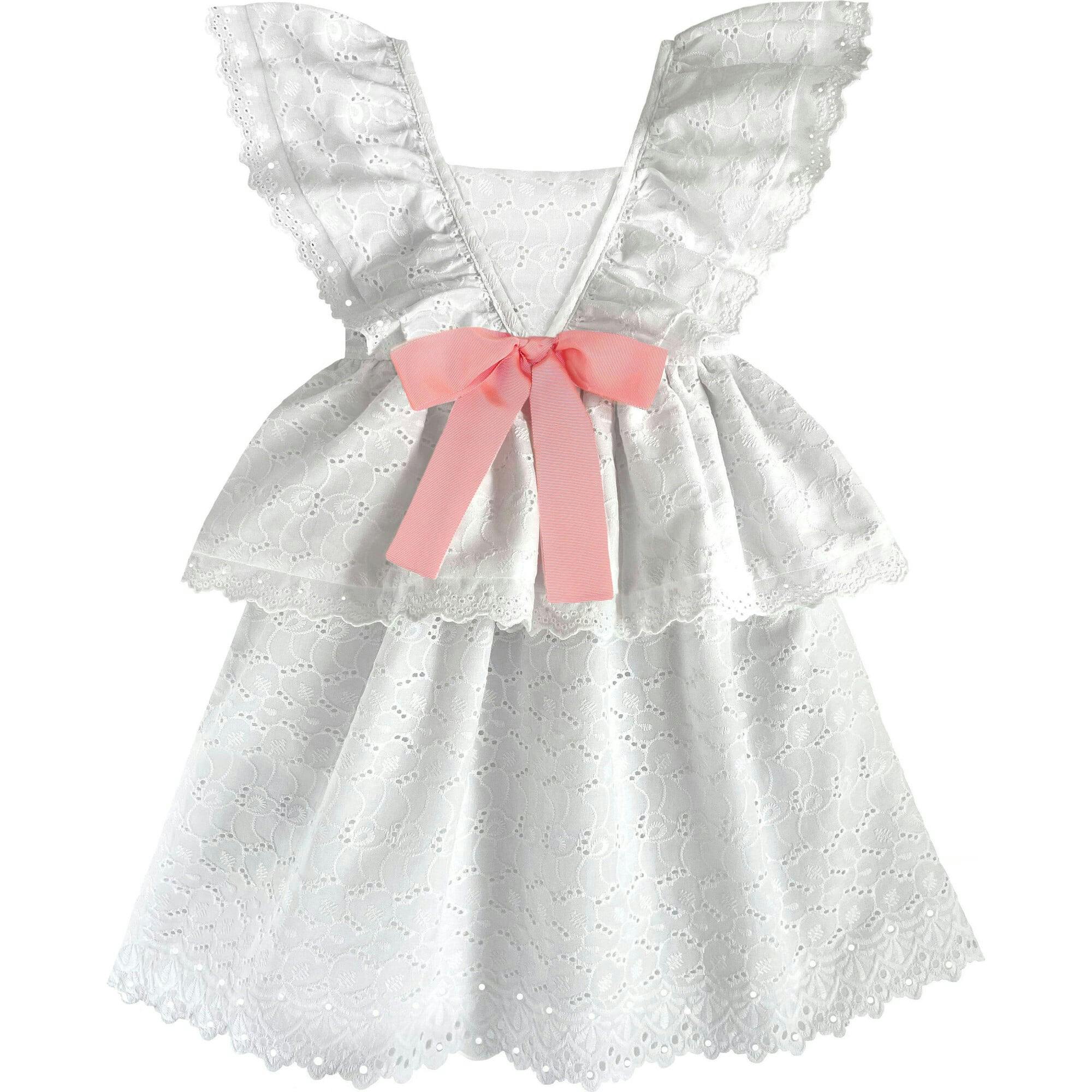 Queen Anne's Lace Dress, White