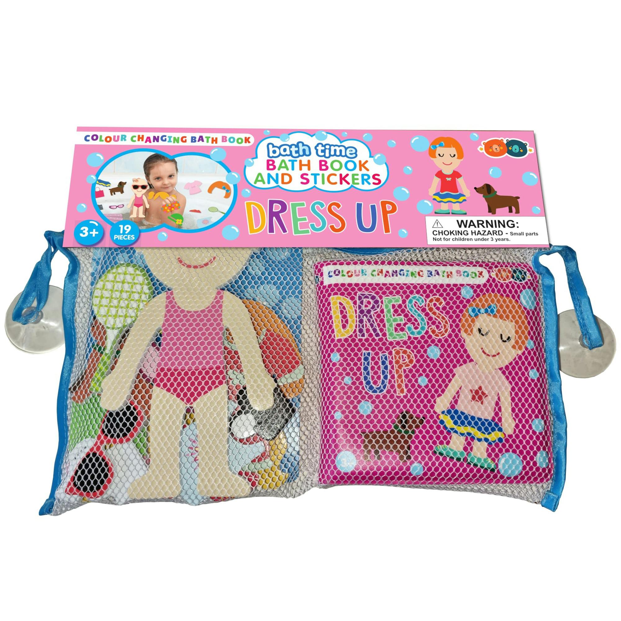 Bath Time: Book & Stickers - Dress Up