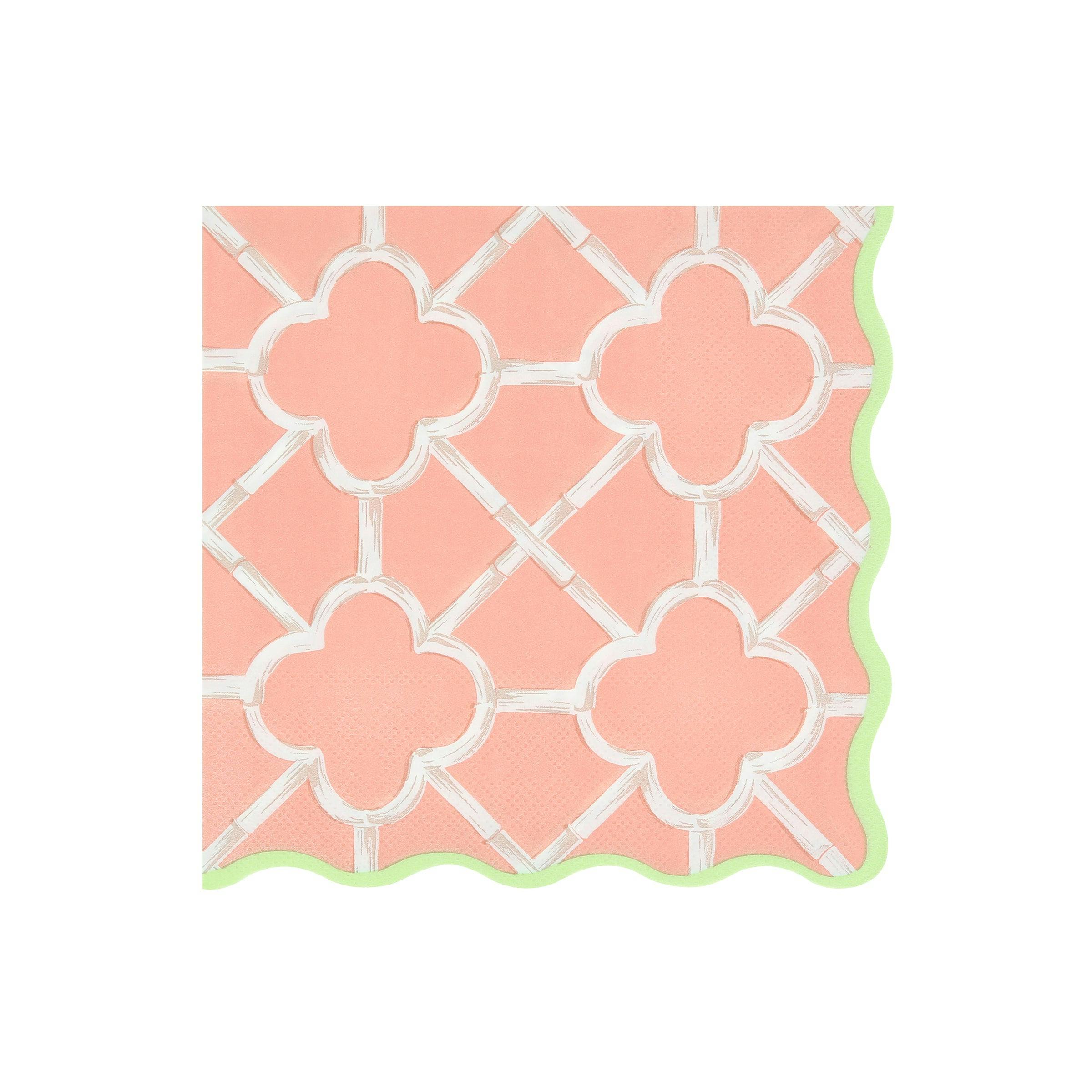Bamboo Pattern Large Napkins