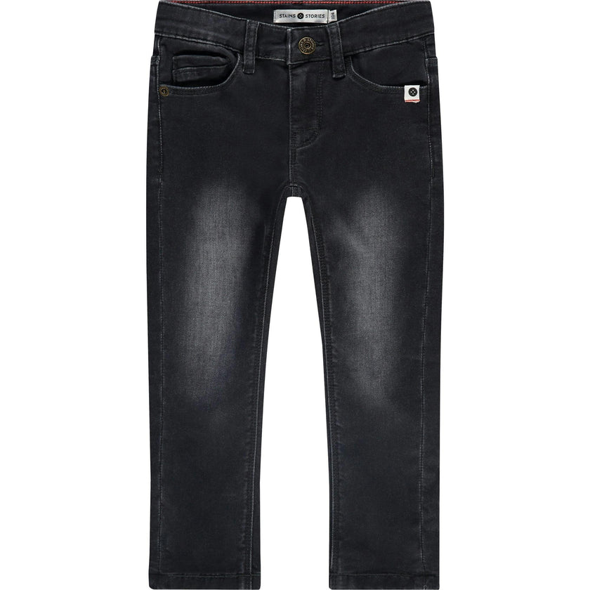 Classic Faded Leg Denim Pants