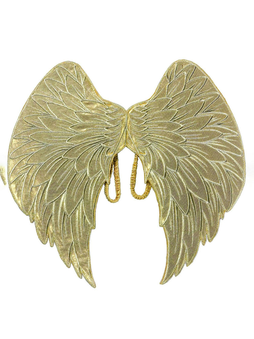 Gold Holiday Angel Wings for Kids