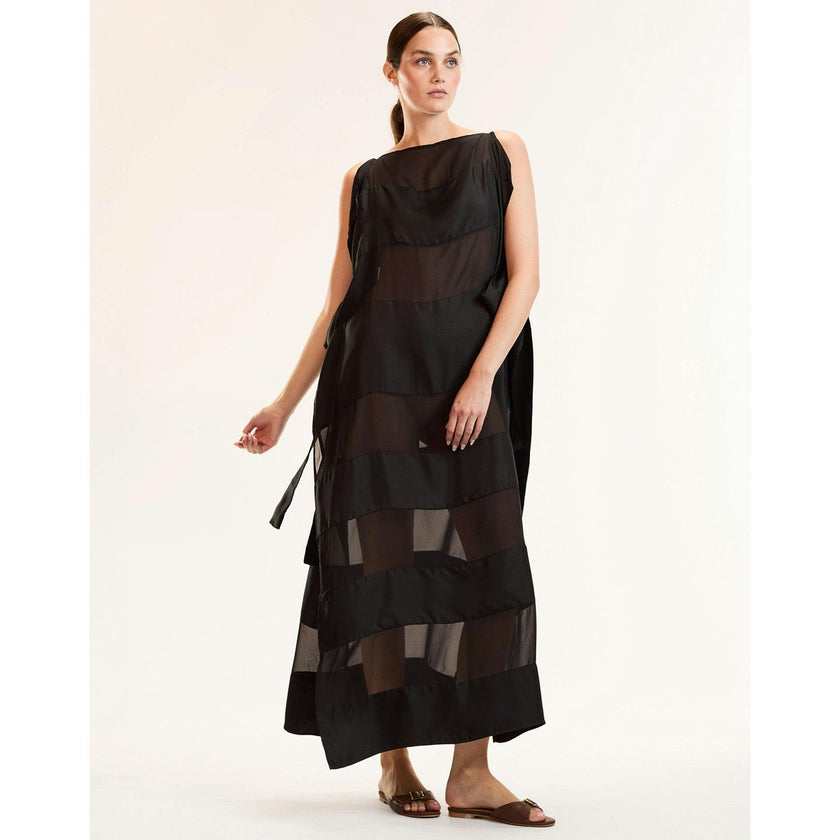 Windswept Dress, Black