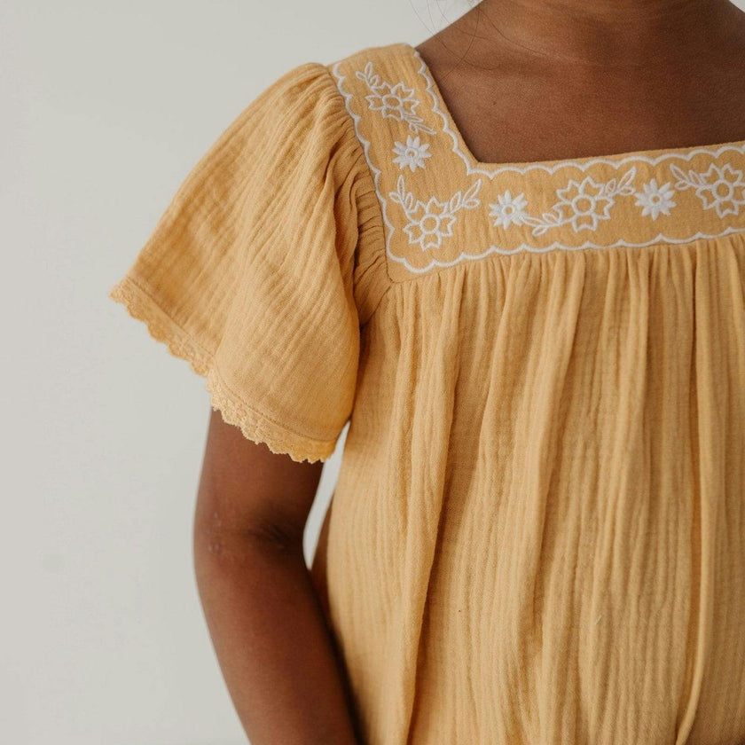 Square Neck Peasant Top