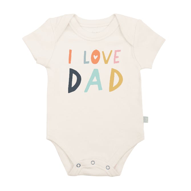 graphic bodysuit | love dad