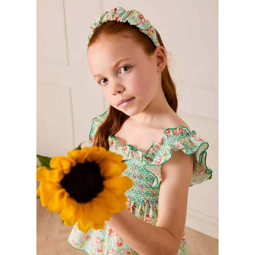 Mabel Floral Scrunchie Hairband