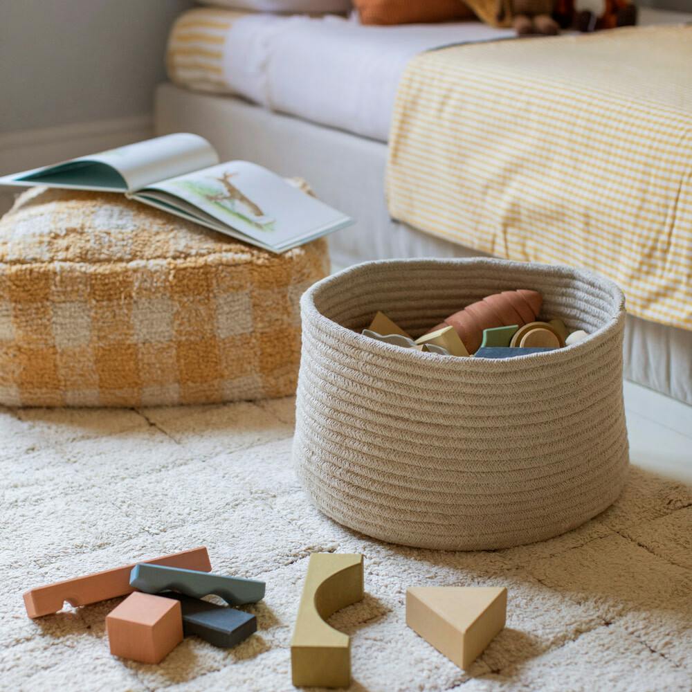 Gram Hand Braided Thick Cord Basket