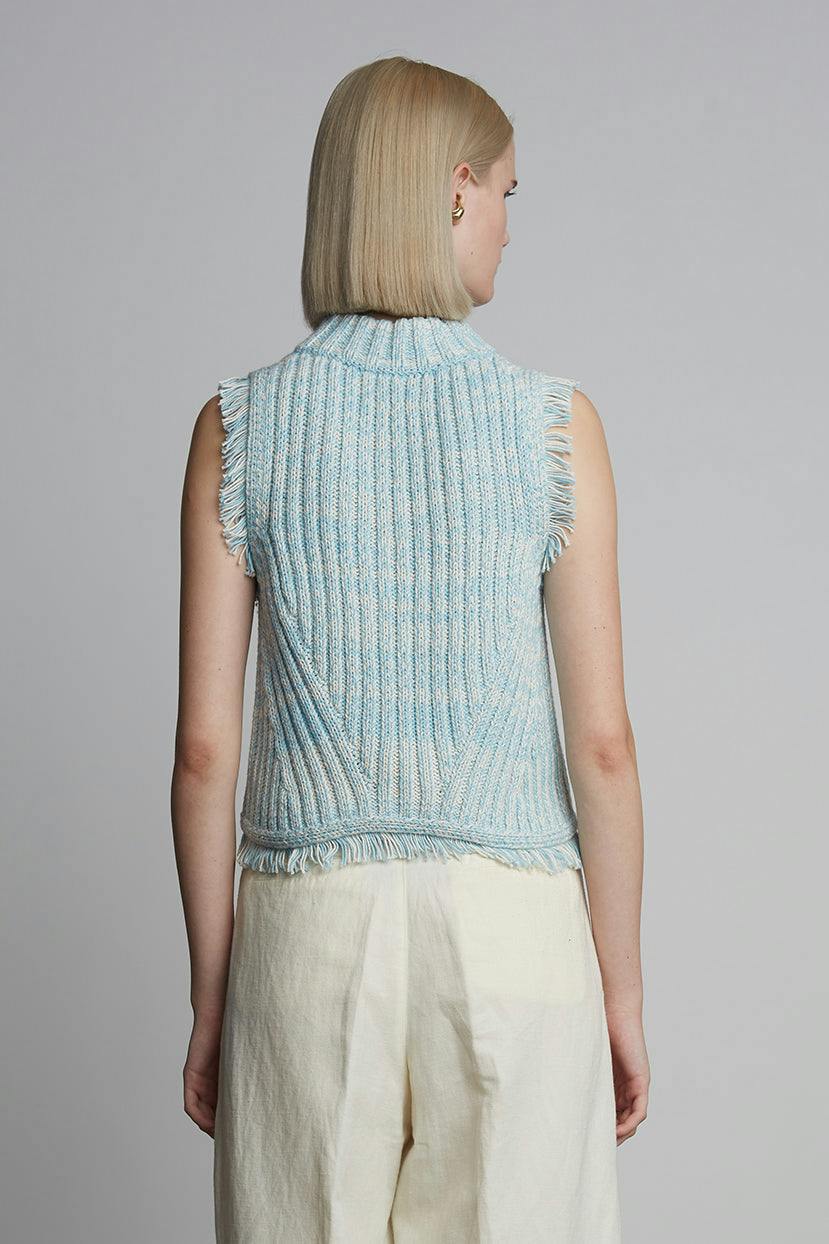 BRIA TANK | BLUE TWEED | LAST ONE!