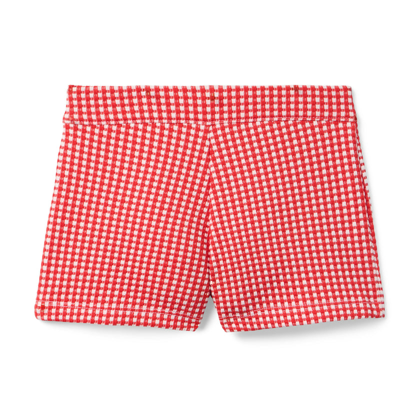Gingham Jacquard Short