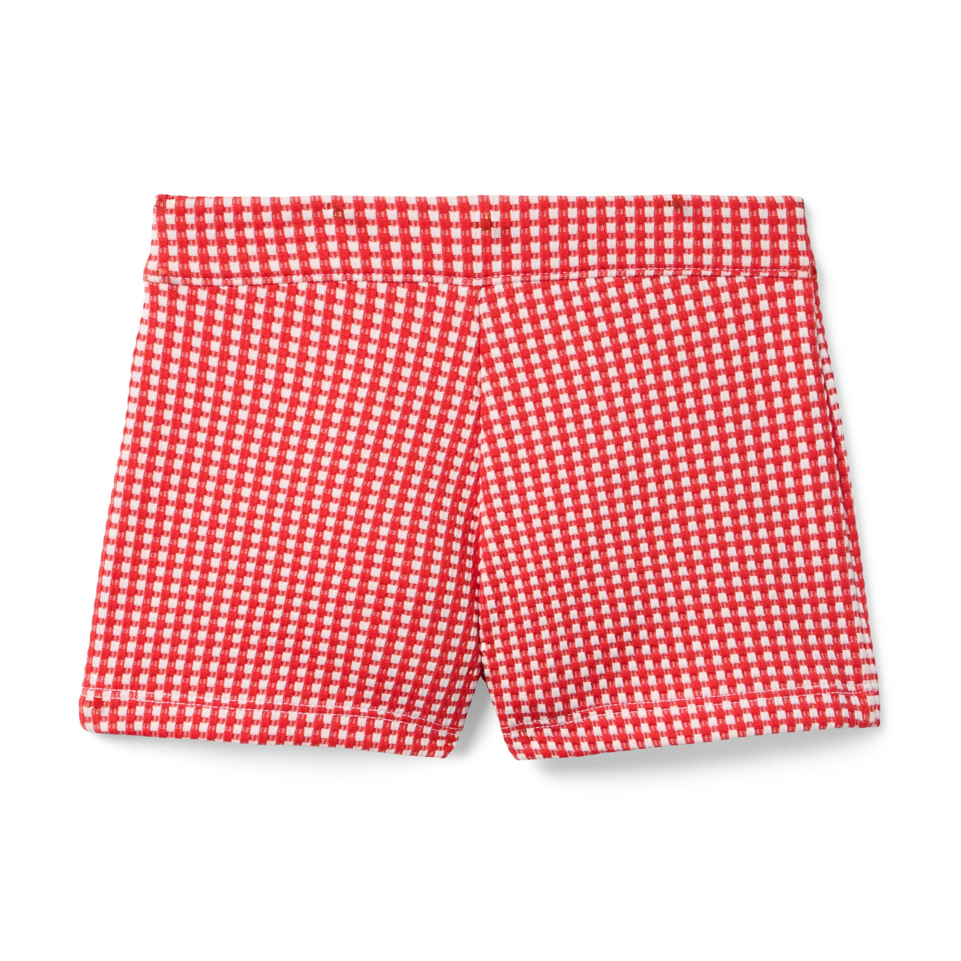 Gingham Jacquard Short