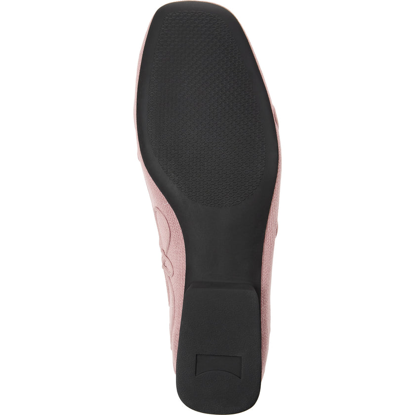 Women's Twins Textile Square Toes Ballerina Shoes