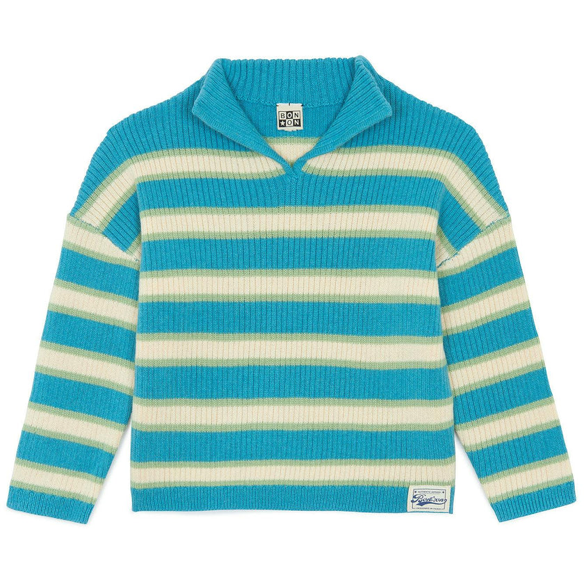Blue Leonard Sweater