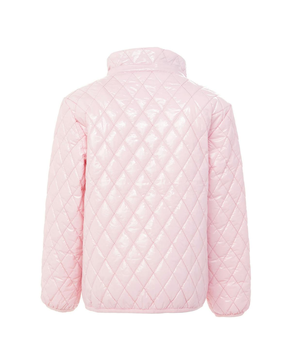 Kids Hi-Gloss Ballerina Pink Puffer Jacket