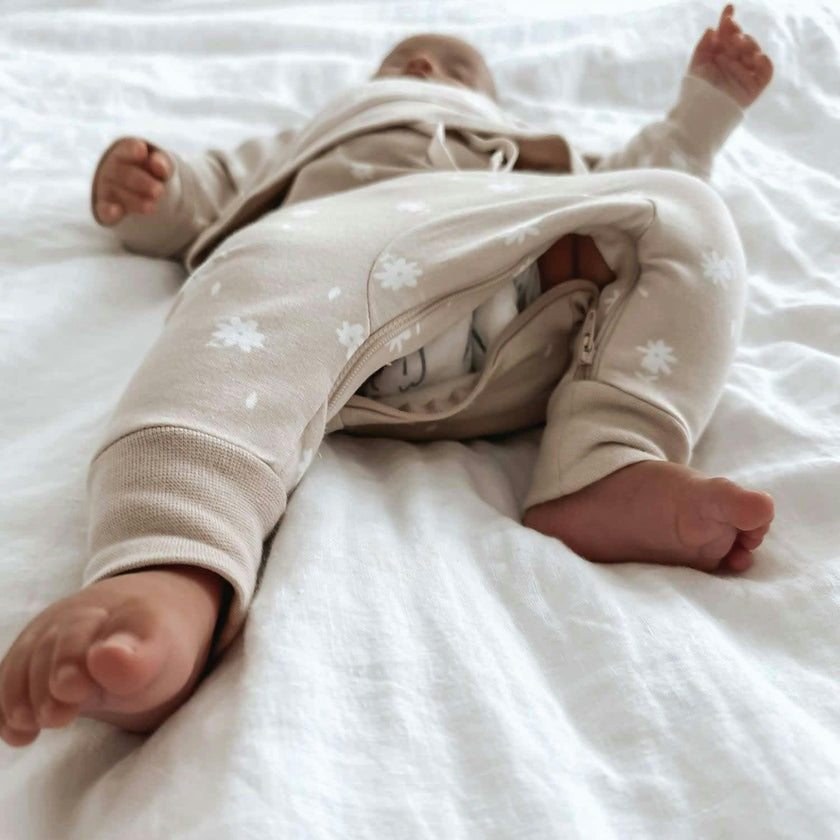 Fleece Jogsuit, Tan