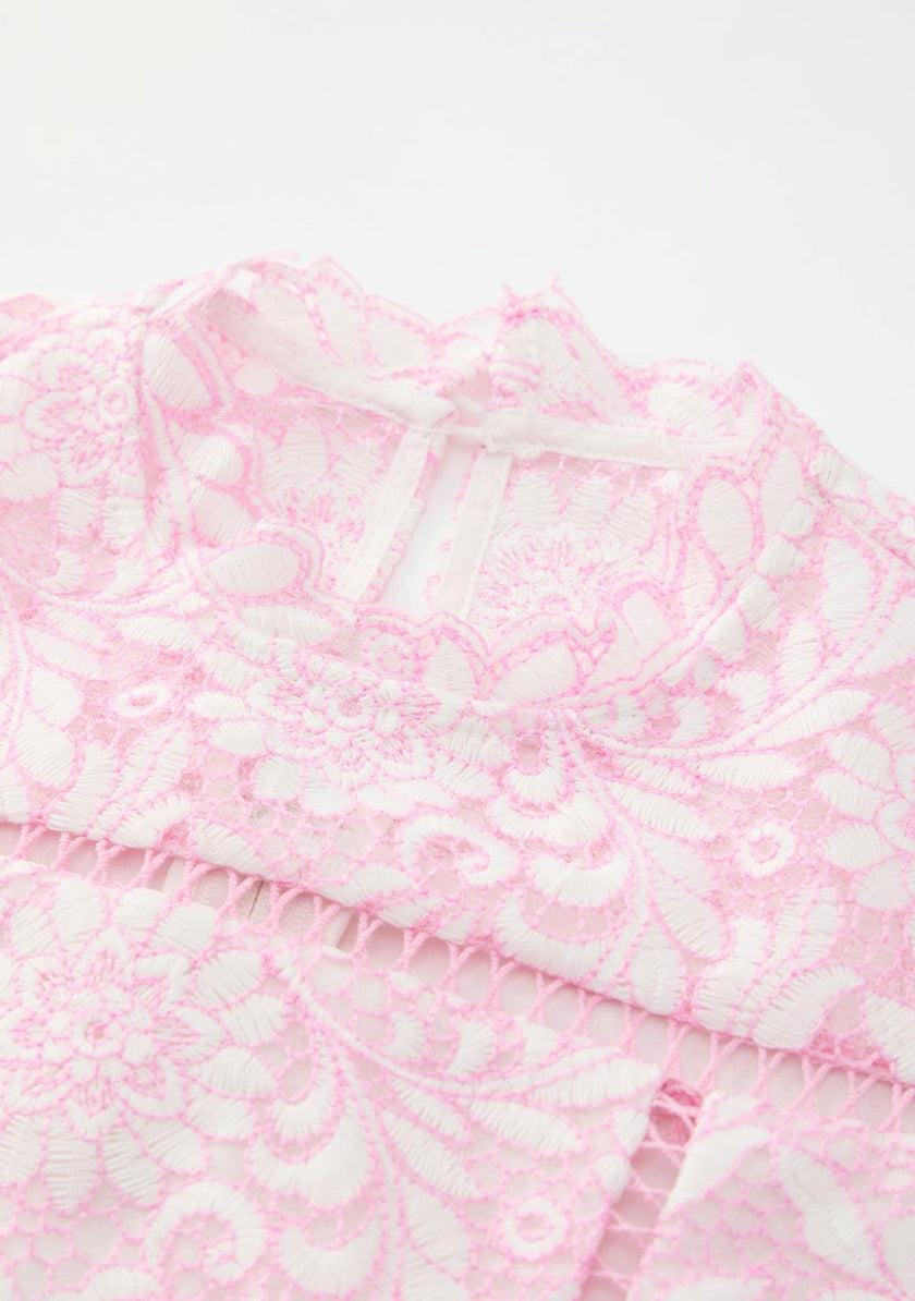 Primrose Embroidery Mini Dress