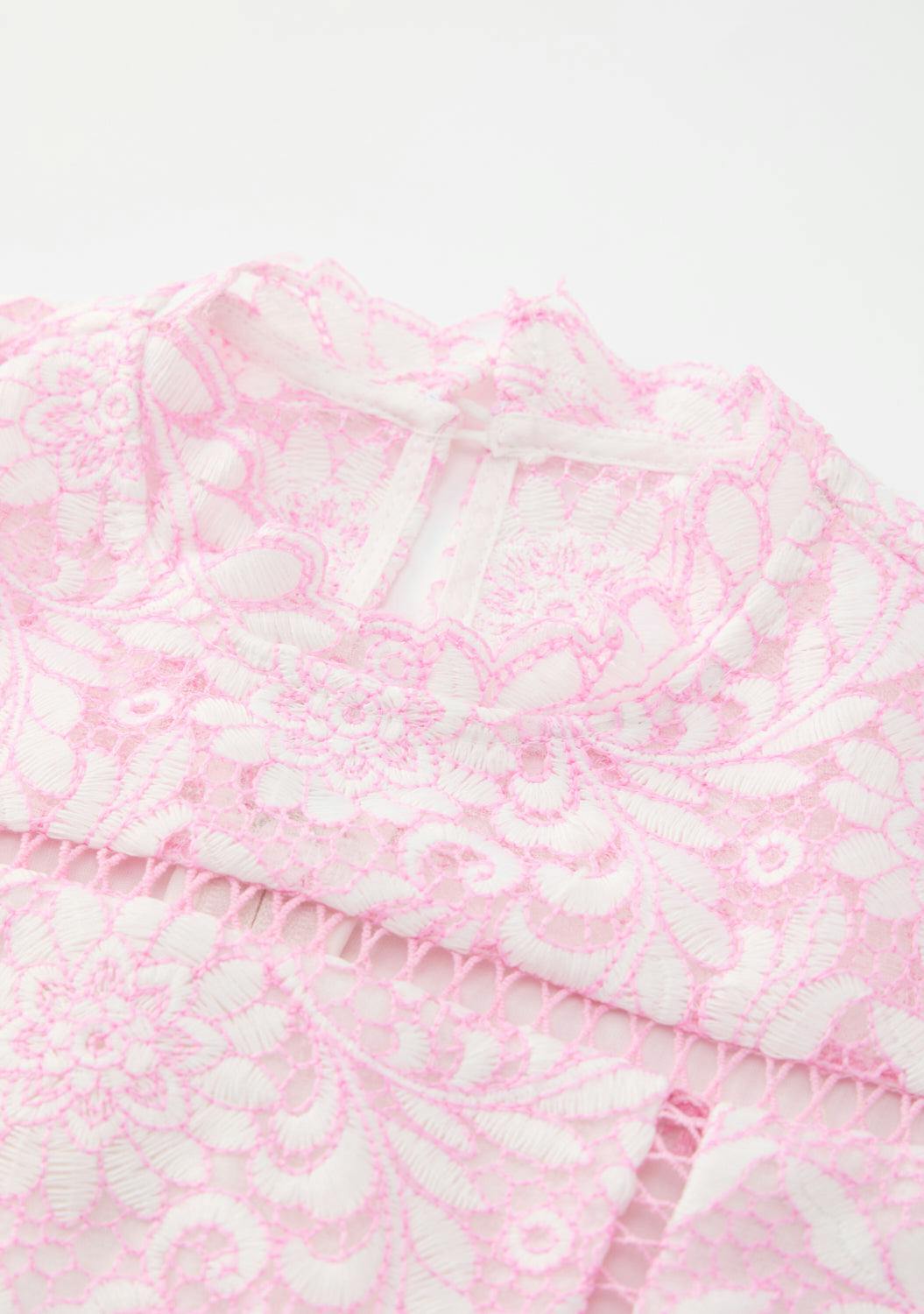 Primrose Embroidery Mini Dress