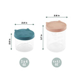 Babymoov Isy Glass Baby Food Storage Jars (Oven-Safe, Airtight)