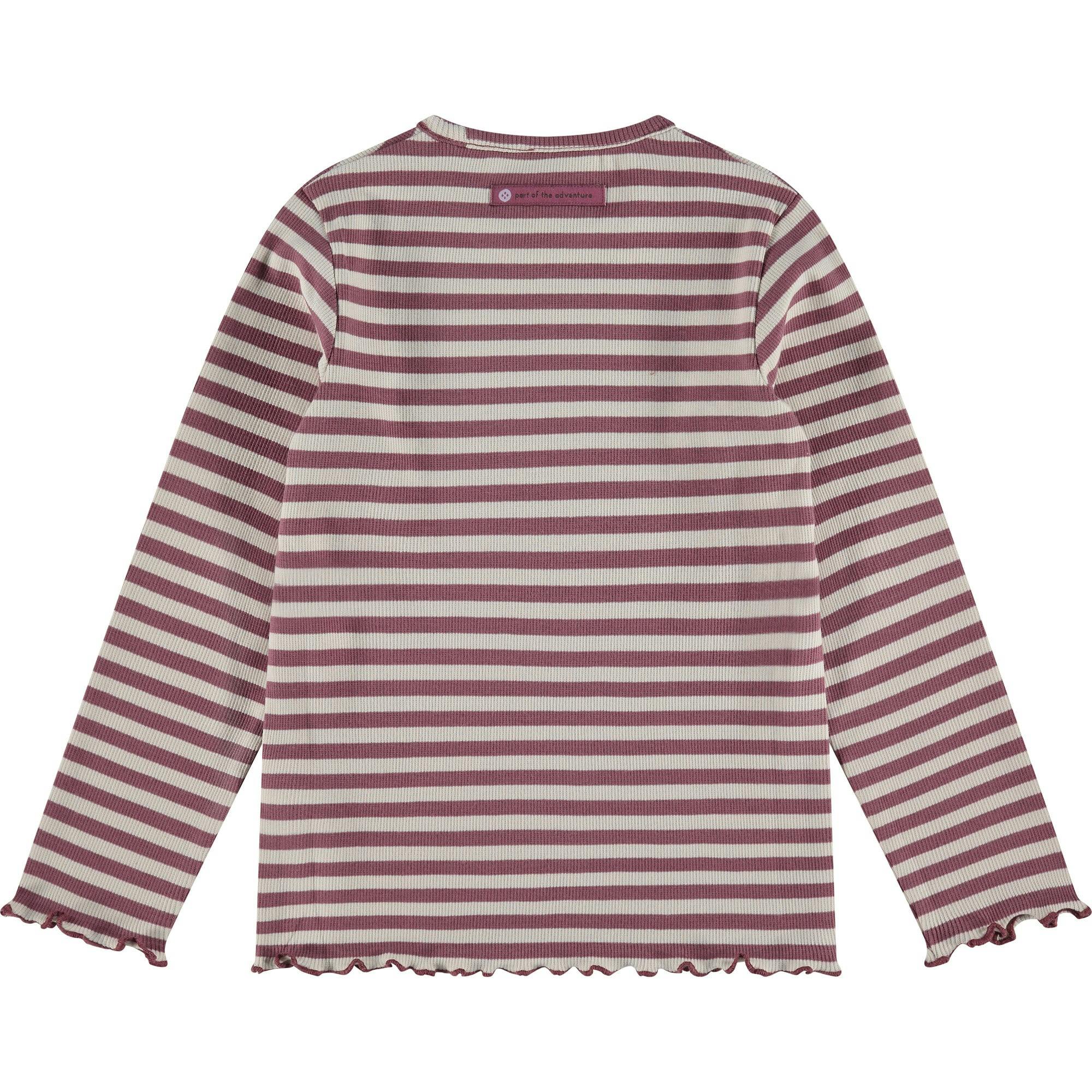 Flower Striped Long Sleeve T-Shirt