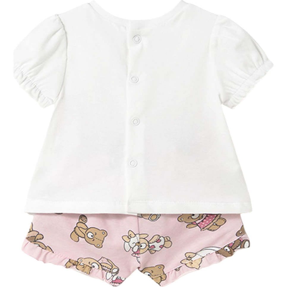 Teddy Baby Rose Shorts Set