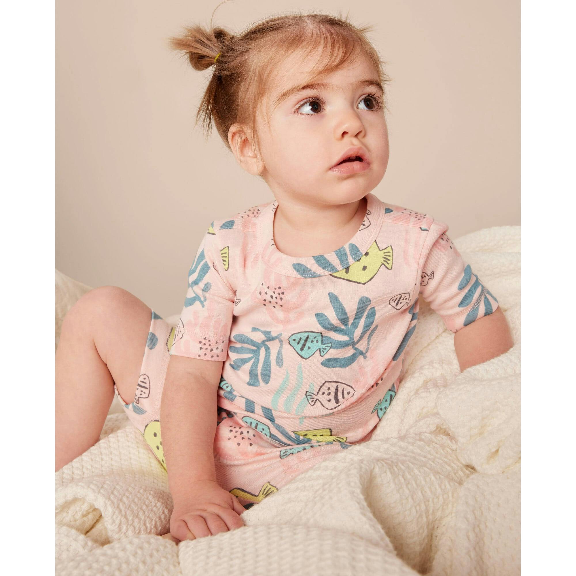 In Your Dreams Above-Knee Short Pajama Set, Multi