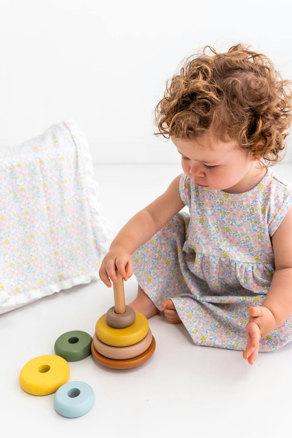 Liberty Pima Cotton Baby Dress w/ Bloomer