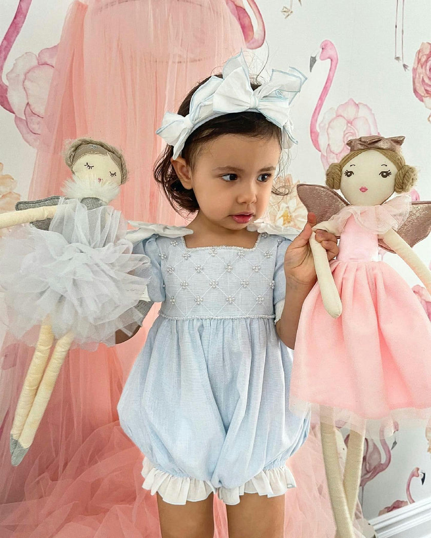 Charlotte Baby Blue Romper