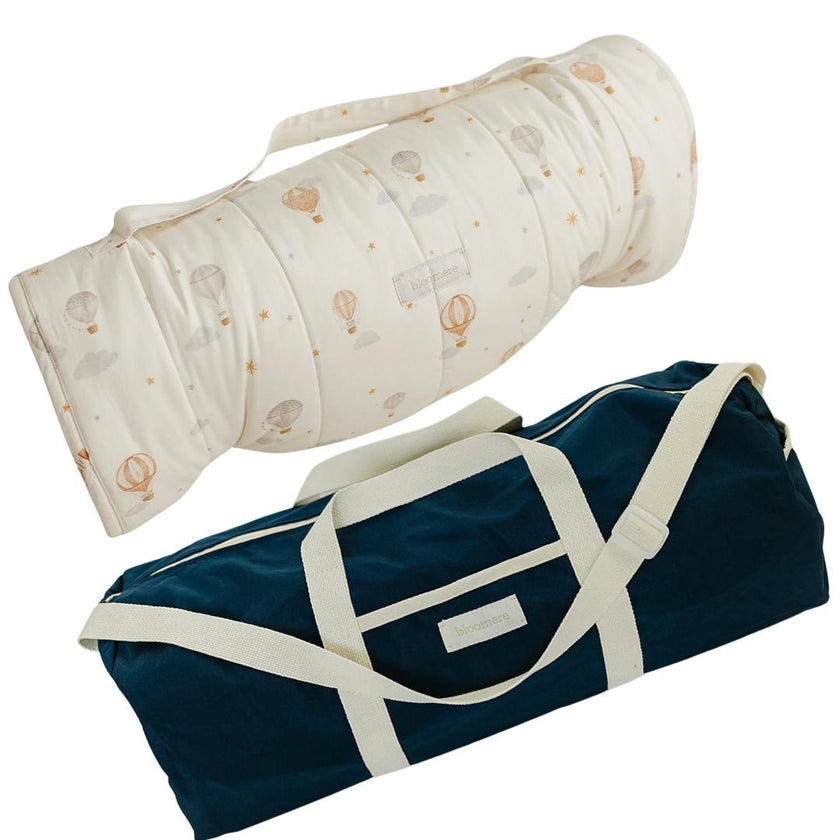BLOOMERE  Nap Mat Set (Hot Balloon Navy Bag)
