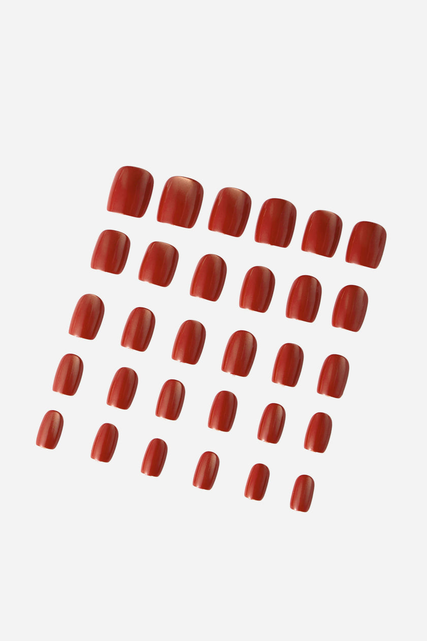 Basic But Make It Boss - Square Press-On Nails