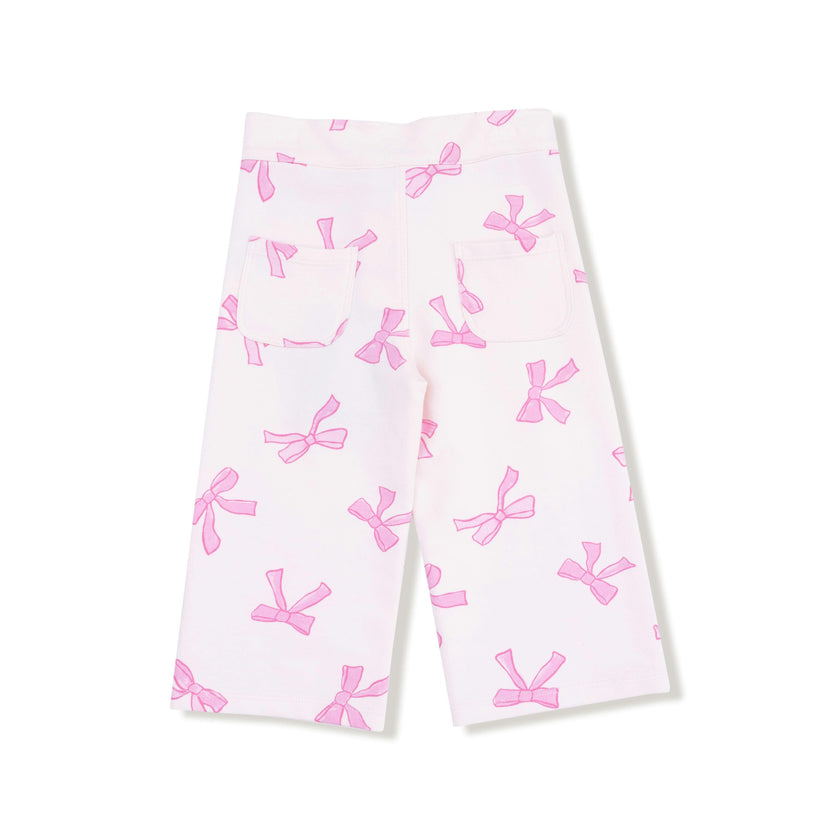 Pretty Bows - High Waisted Wide Leg Pant