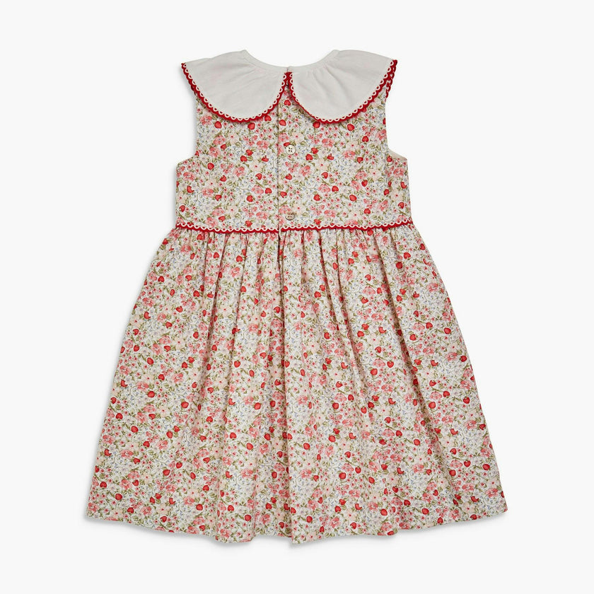 Lorena Dress Strawberry Print