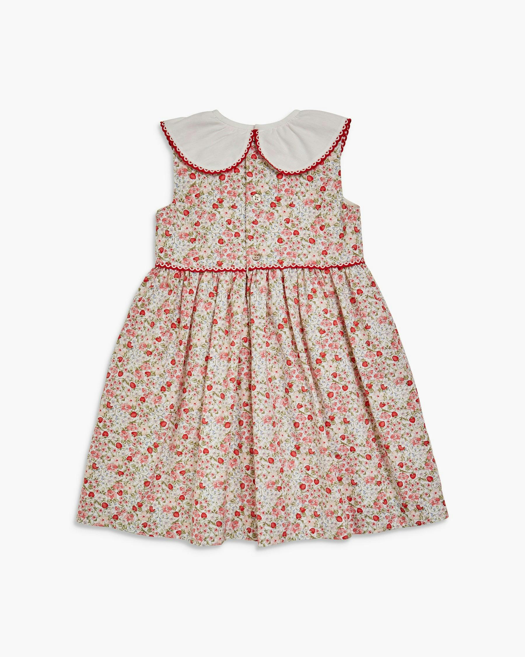 Lorena Dress Strawberry Print