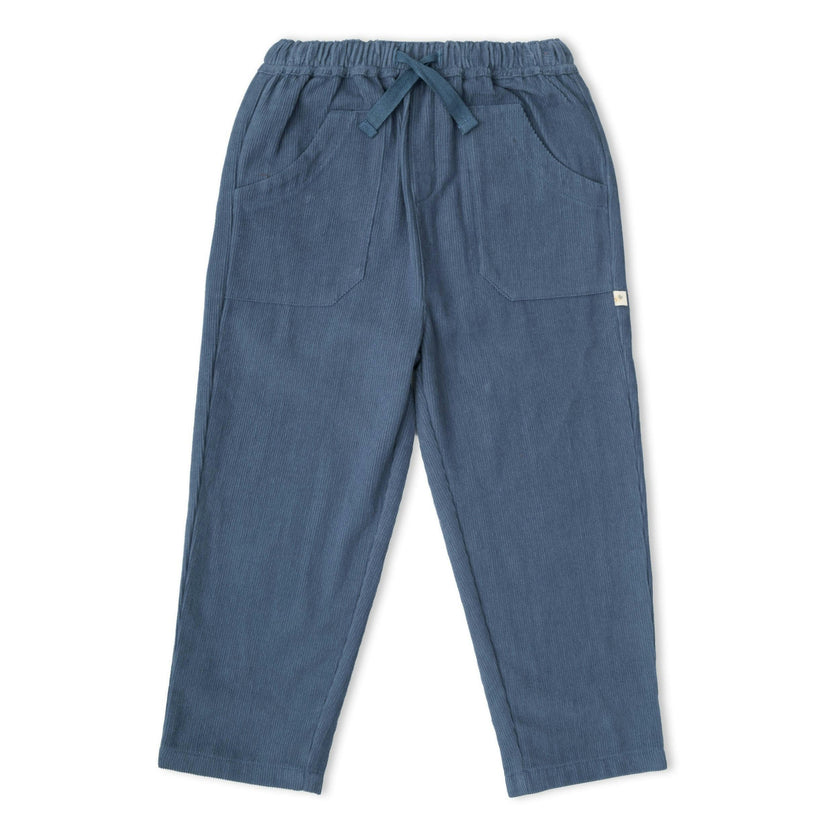 Organic Corduroy Pants - Navy