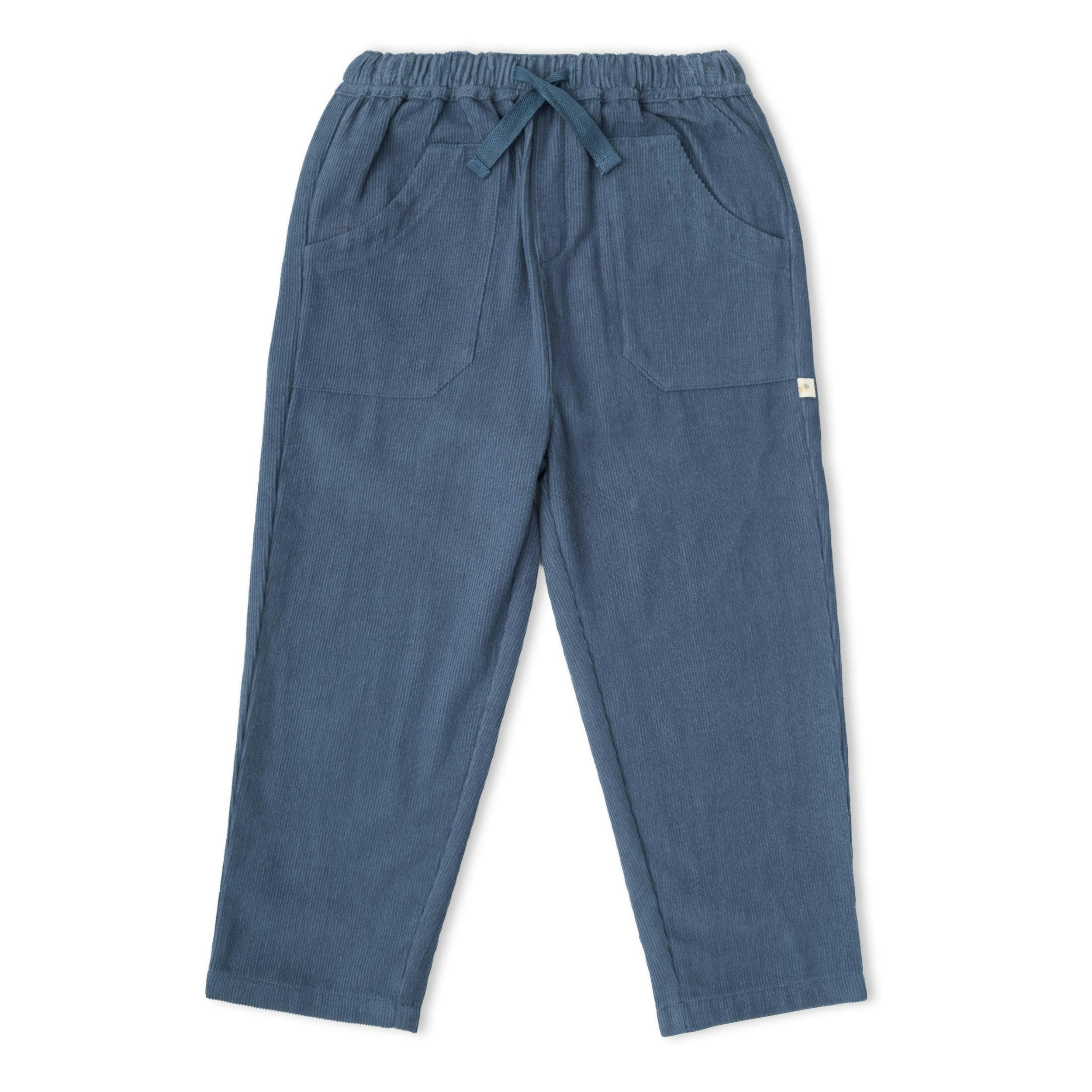 Organic Corduroy Pants - Navy