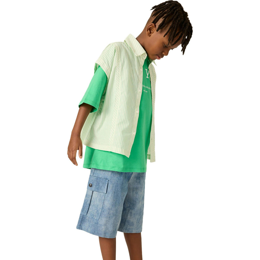 Brooklyn Cargo Shorts in Denim