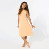 Peach Fuzz Bamboo Girls' Sleeveless Dress