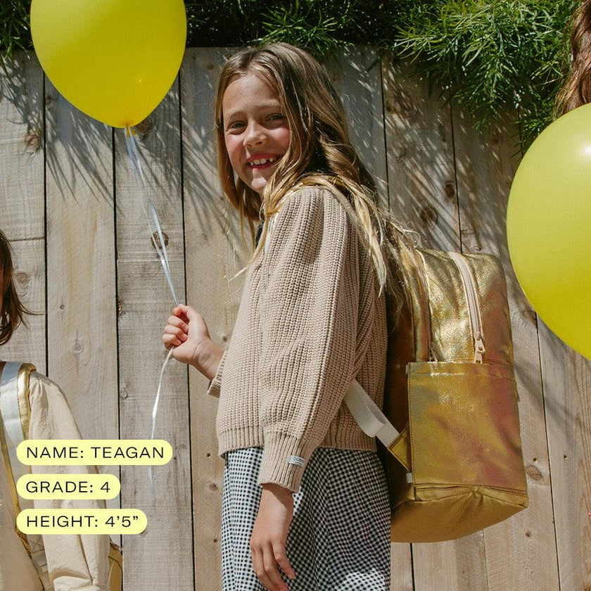 Kane Double Pocket Backpack, Fuzzy Hearts