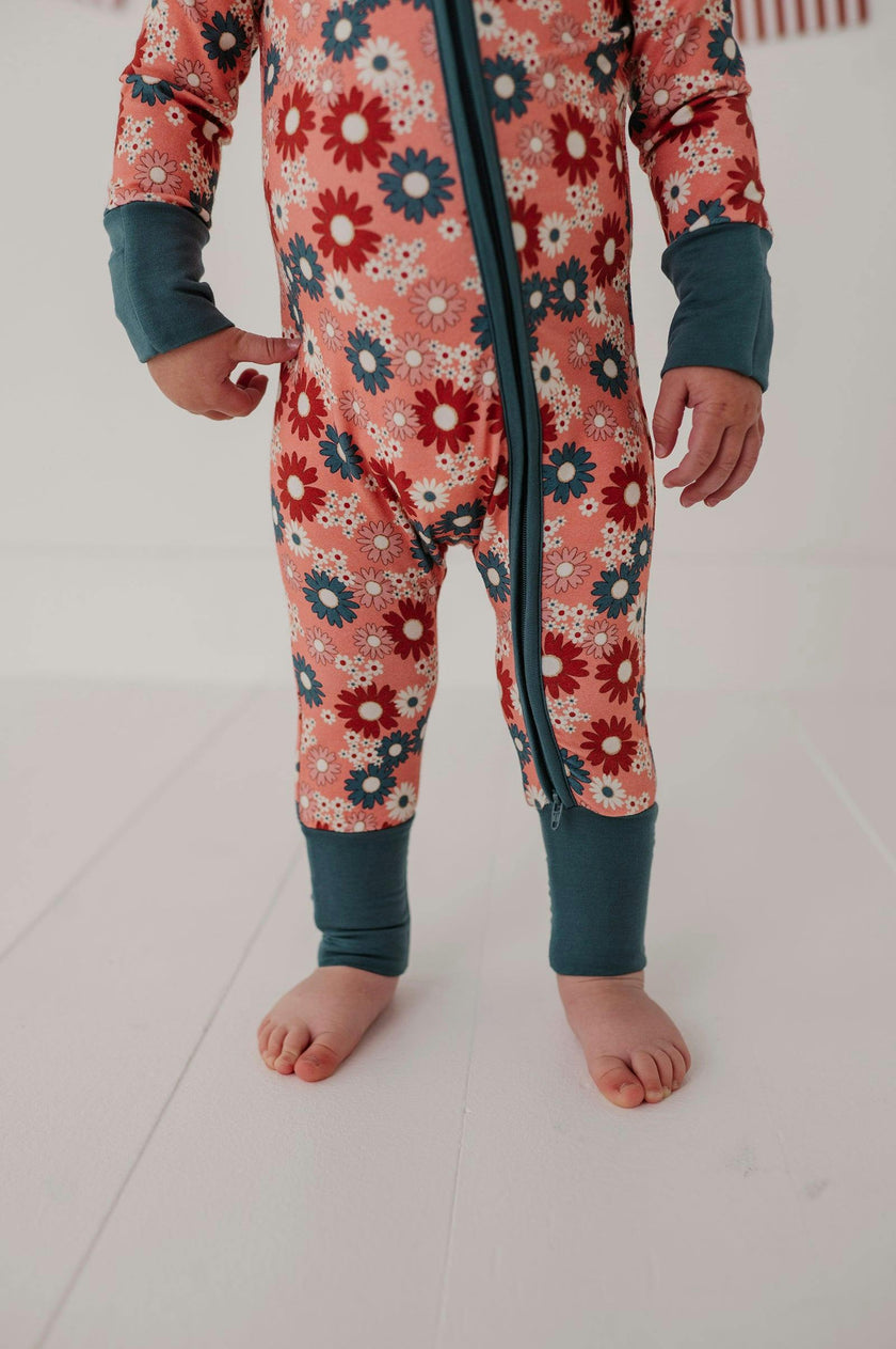 Long Sleeve Zip Romper
