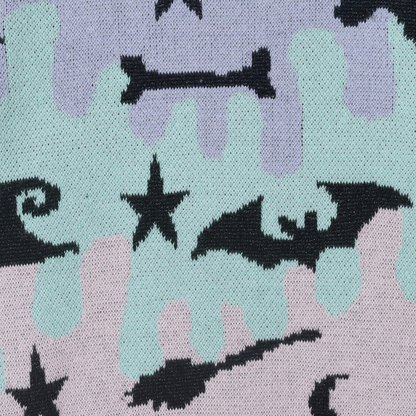 Infant (9-24M) Girls Three-Piece Sweater Set | Ghosts, Bats & Bones