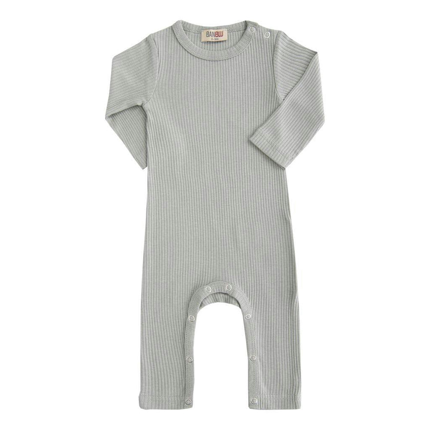 Green Sage LS Modal Romper