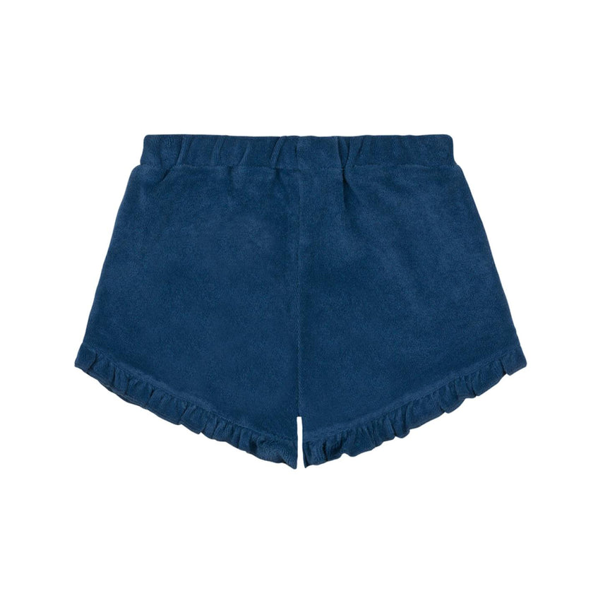 girls newport navy french terry short