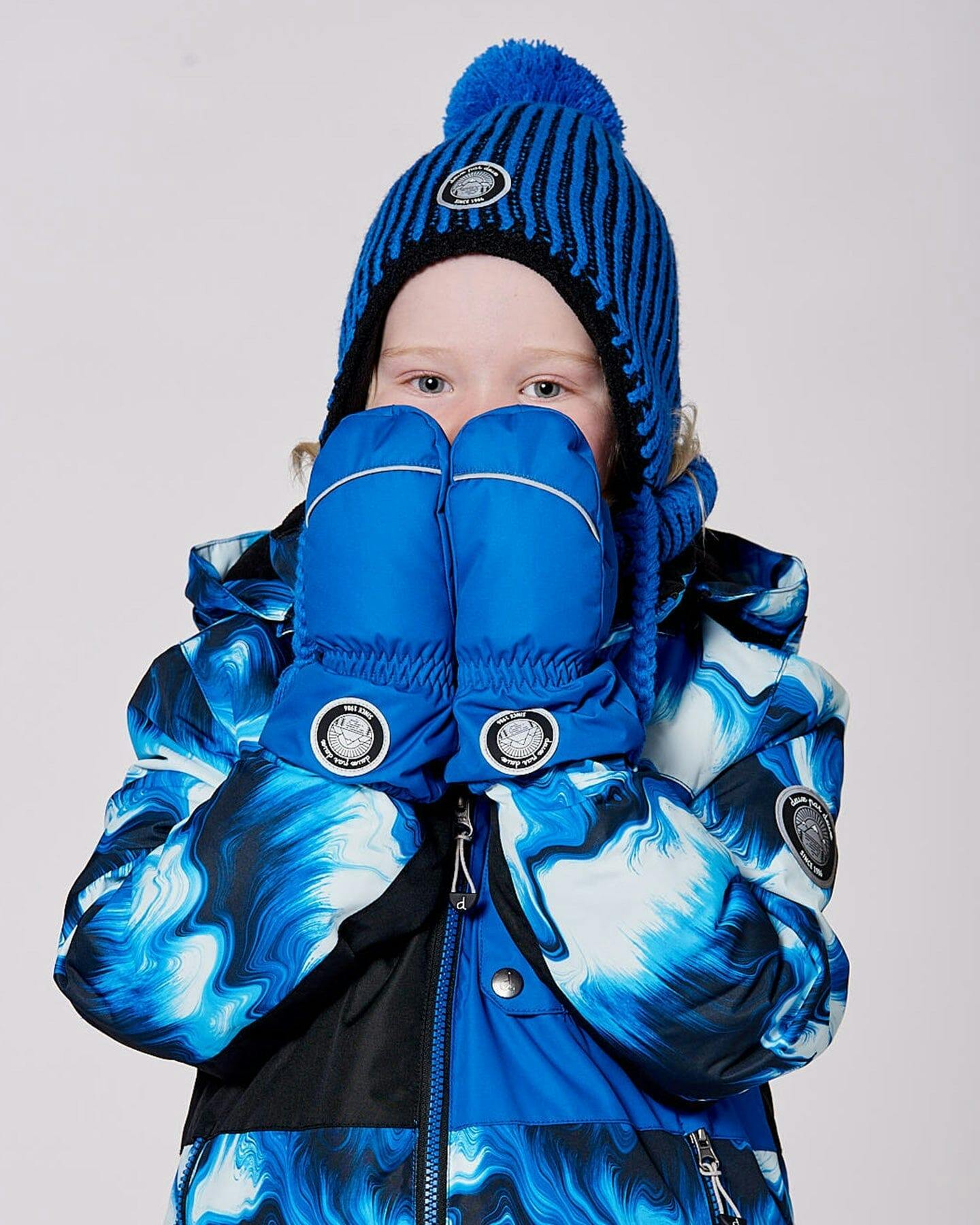 Winter Mittens Play Royal Blue