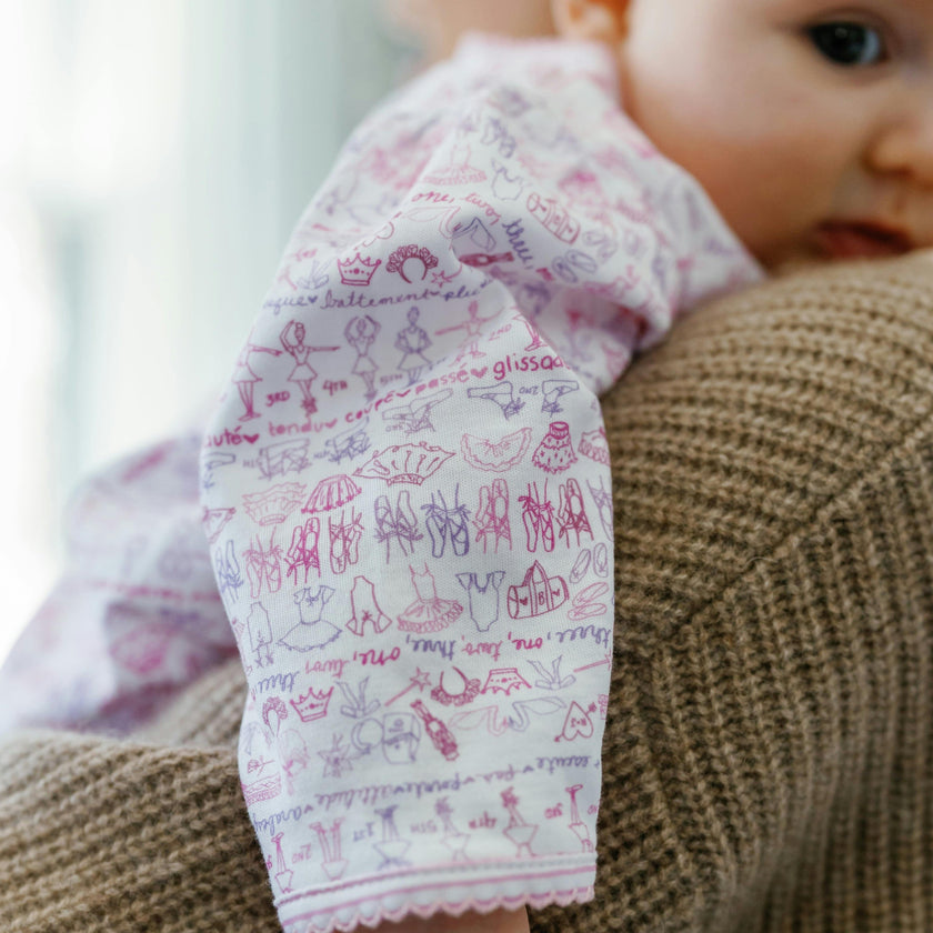 Ballet Snap Baby Onesie